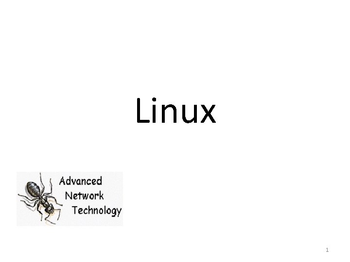Linux 1 