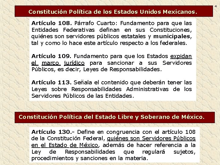 Articulo 108 De La Constitucion Mexicana