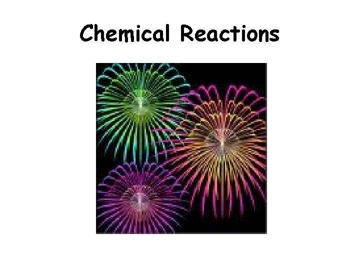 Chemical Reactions 