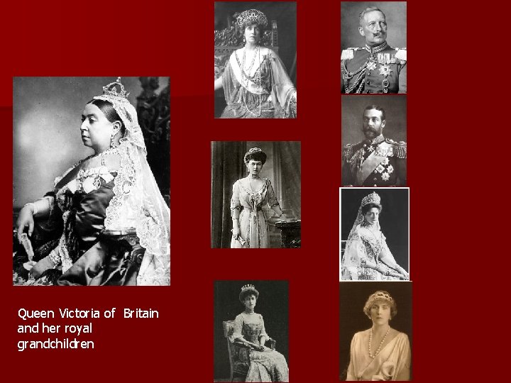 Queen Victoria of Britain and her royal grandchildren 