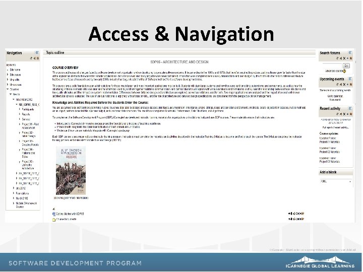 Access & Navigation 