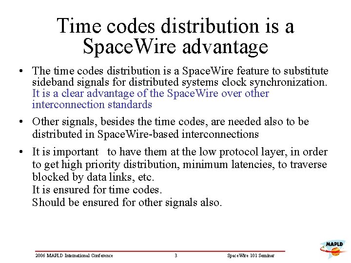Distributed Interrupts for RealTime Control in Space WireBased