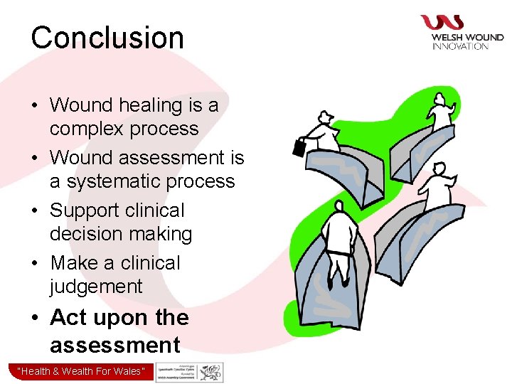 Conclusion • Wound healing is a complex process • Wound assessment is a systematic