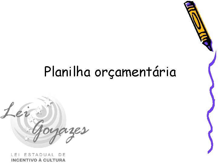 Planilha orçamentária 