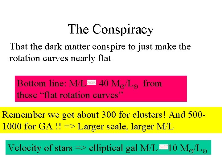 The Conspiracy That the dark matter conspire to just make the rotation curves nearly