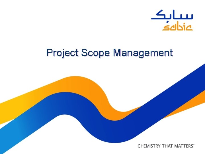TEMPLATE FOR POWERPOINT 2003 Project Scope Management 