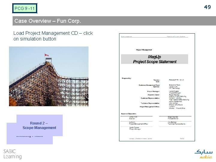 PCG 9 -11 Case Overview – Fun Corp. Load Project Management CD – click