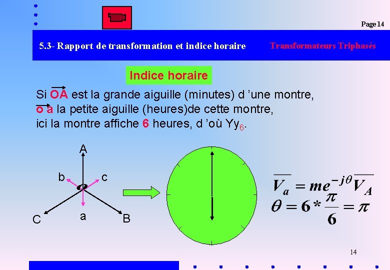 COURS 05 Page 14 Chapitre 5 Transformateurs Triphass — free download