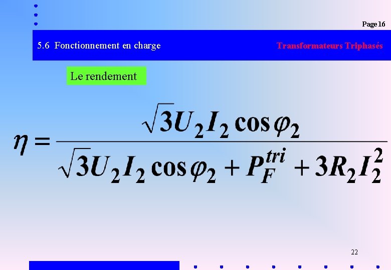 COURS 05 Page 14 Chapitre 5 Transformateurs Triphass — free download