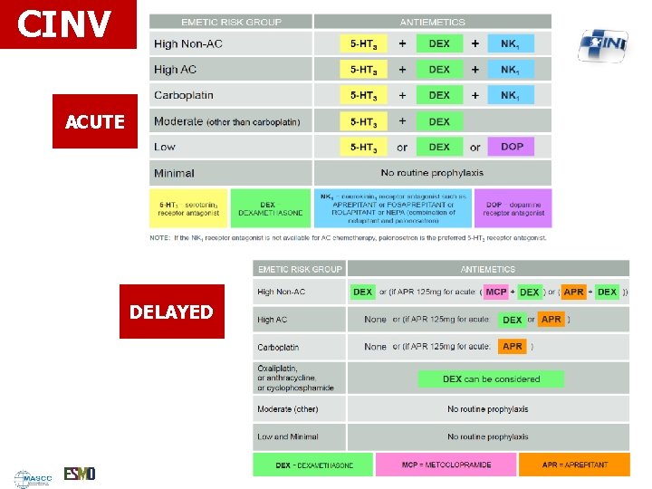 CINV ACUTE DELAYED 