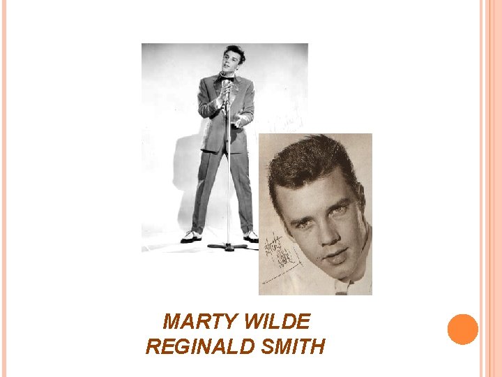 MARTY WILDE REGINALD SMITH 