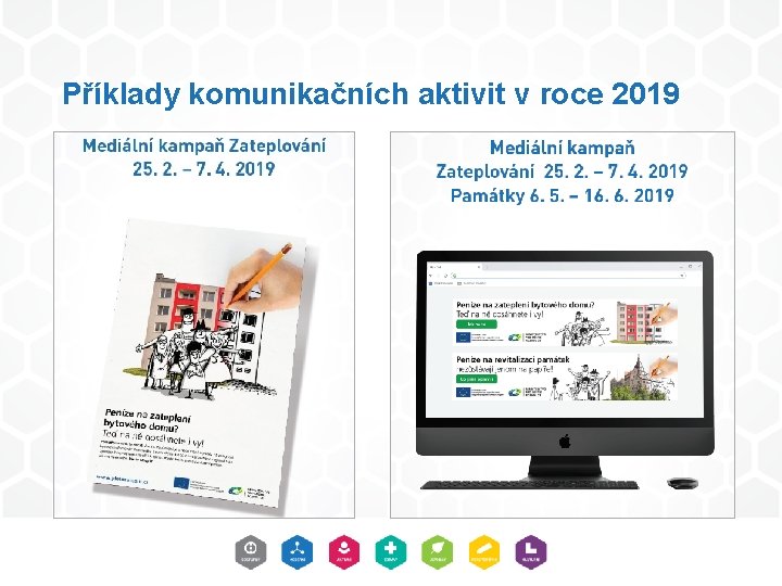 Příklady komunikačních aktivit v roce 2019 Příklady aktivit 