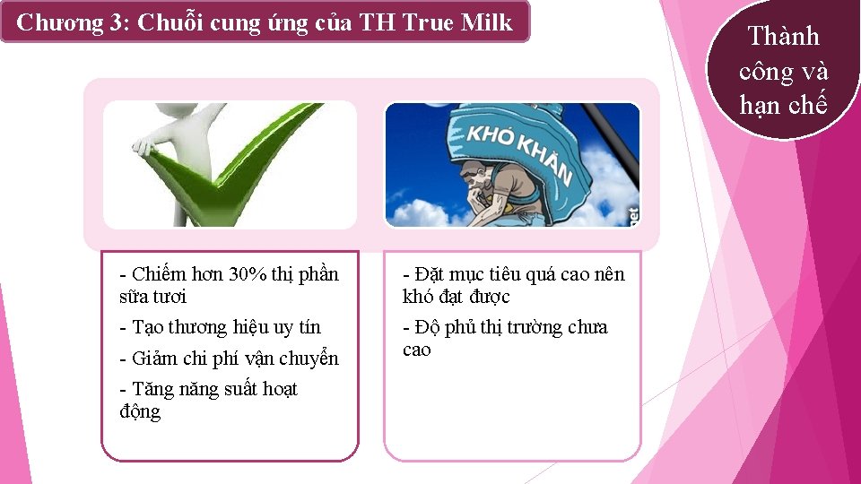 Chương 3: Chuỗi cung ứng của TH True Milk - Chiếm hơn 30% thị