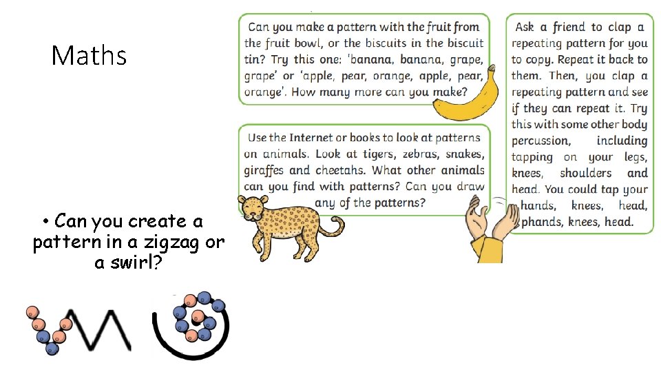 Maths • Can you create a pattern in a zigzag or a swirl? 