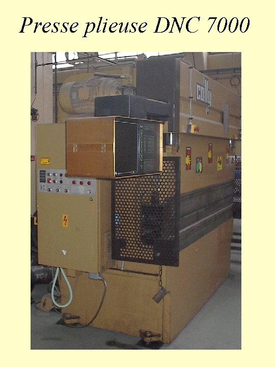 Presse plieuse DNC 7000 