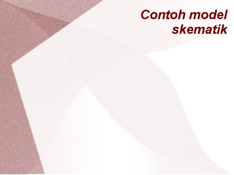 Contoh model skematik 