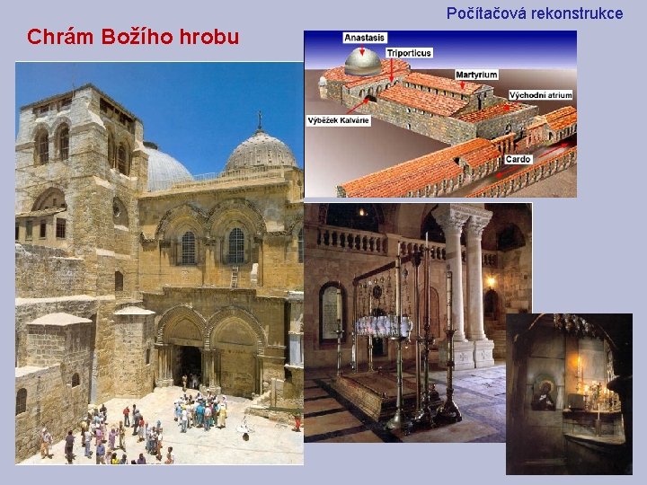 Počítačová rekonstrukce Chrám Božího hrobu 