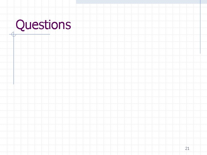 Questions 21 