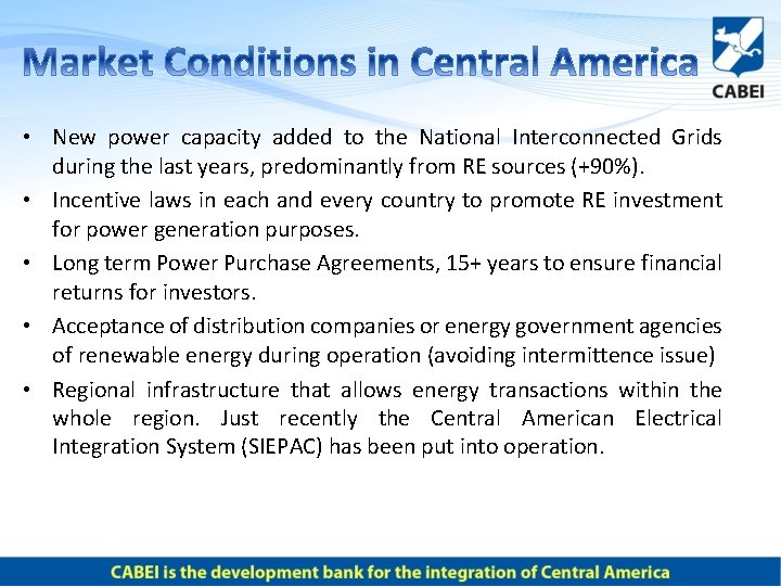  • New power capacity added to the National Interconnected Grids during the last