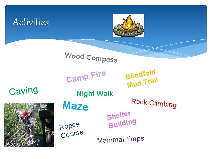 Activities Wood Com pass old f d n i l B l i a