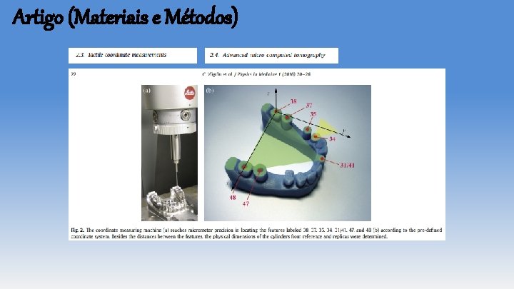 Artigo (Materiais e Métodos) Artigo (Materiais e Métodos)