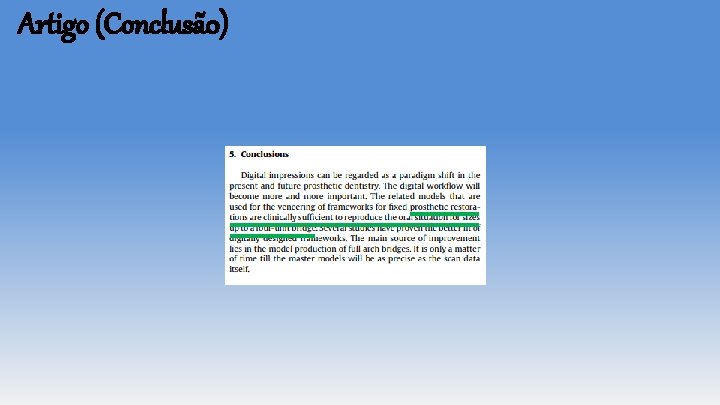Artigo (Conclusã 0) Artigo (Conclusã 0)