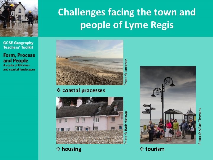 Photo © Jonathan. Challenges facing the town and people of Lyme Regis Photo ©
