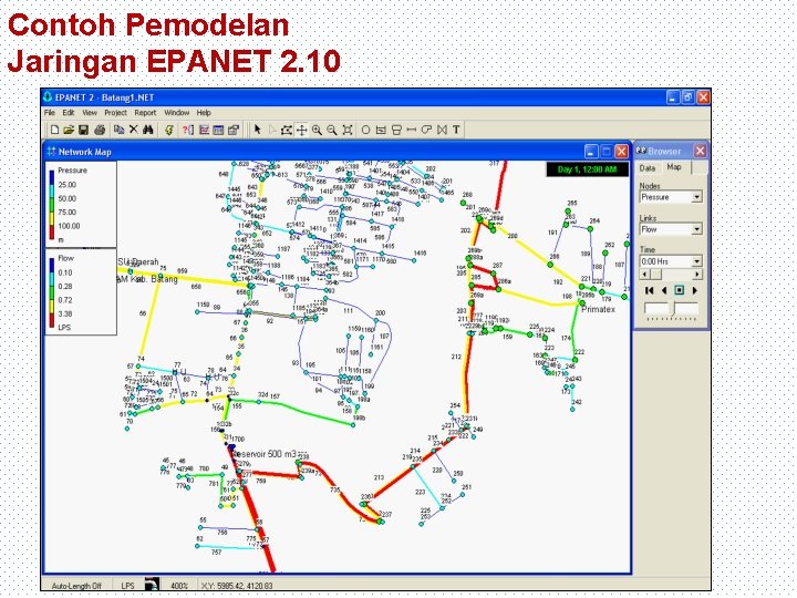 Contoh Pemodelan Jaringan EPANET 2. 10 