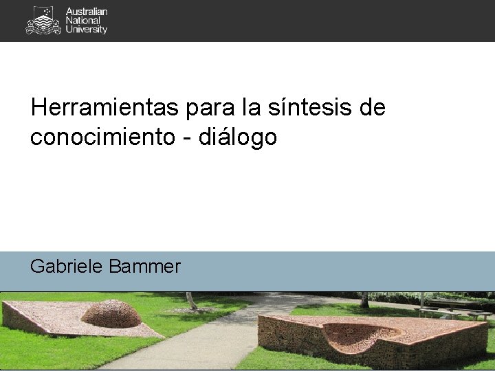 Herramientas para la síntesis de conocimiento - diálogo Gabriele Bammer 