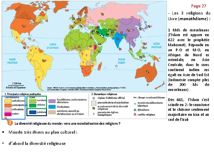 Page 27 - Les 3 religions du Livre (monothéisme) : 1 Mds de musulmans