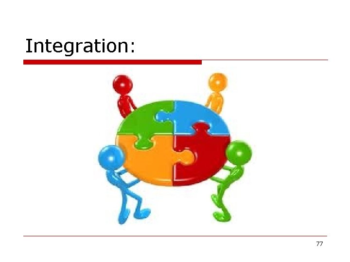 Integration: 77 