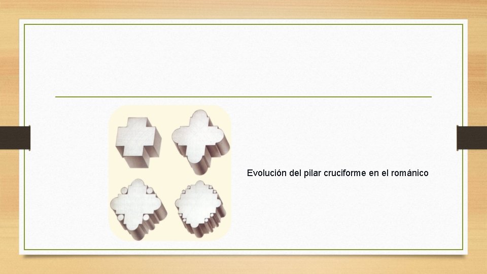 Evolución del pilar cruciforme en el románico 