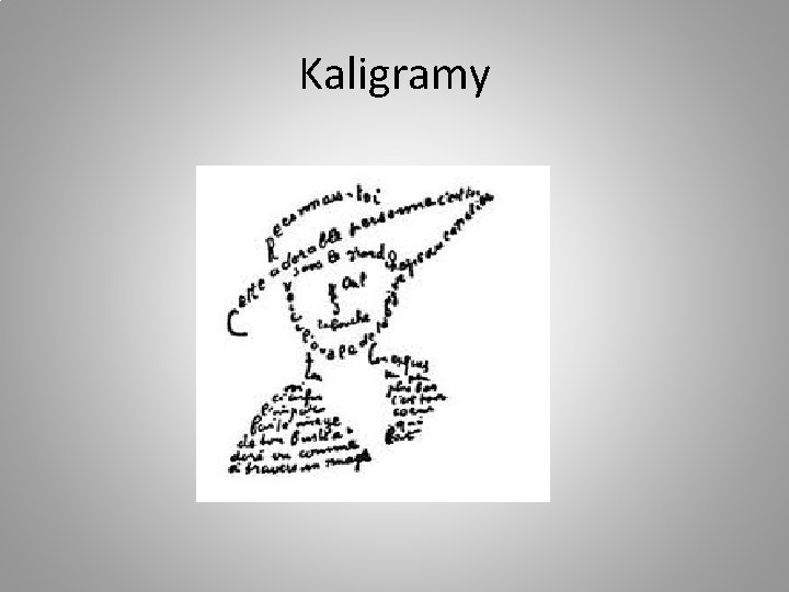 Kaligramy 