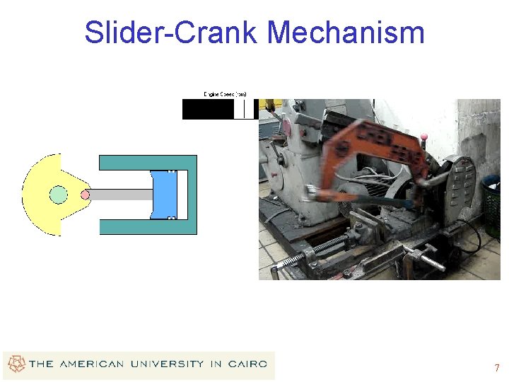 Slider-Crank Mechanism 7 Slider-Crank Mechanism 7