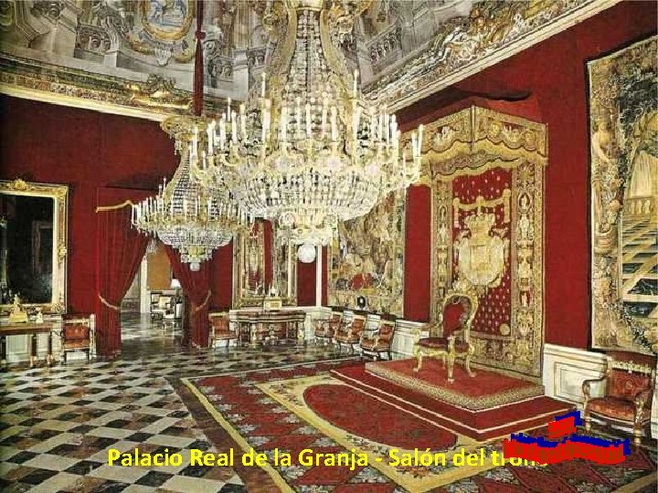 Palacio Real de la Granja - Salón del trono 
