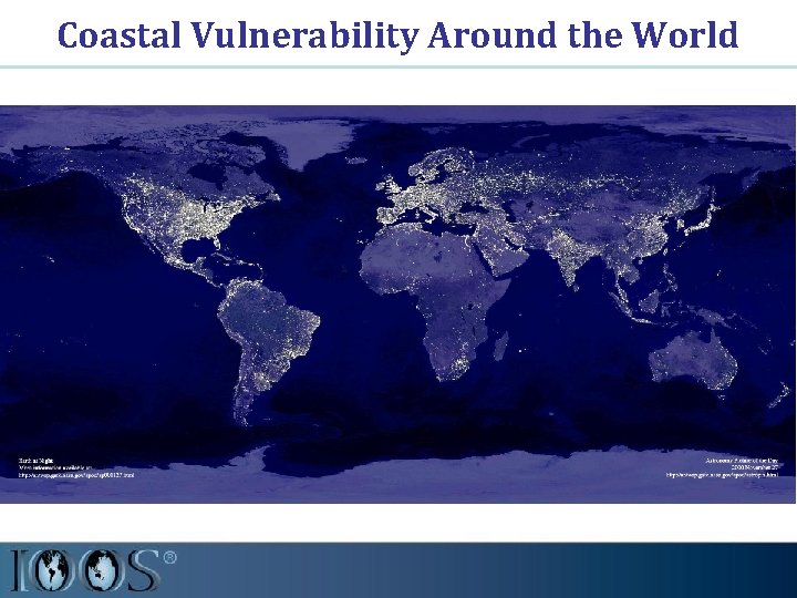 Coastal Vulnerability Around the World 