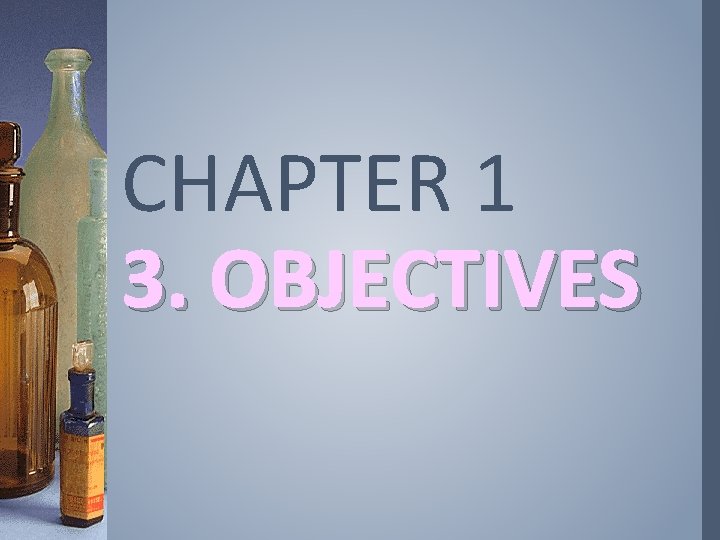 CHAPTER 1 3. OBJECTIVES 