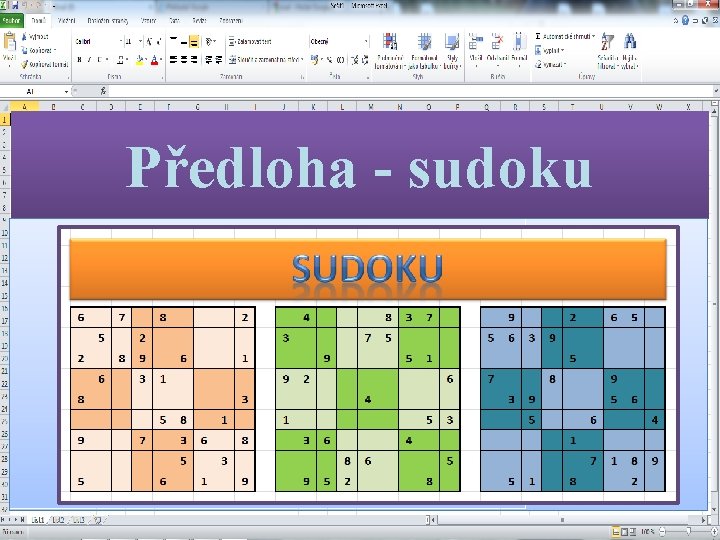 Předloha - sudoku 