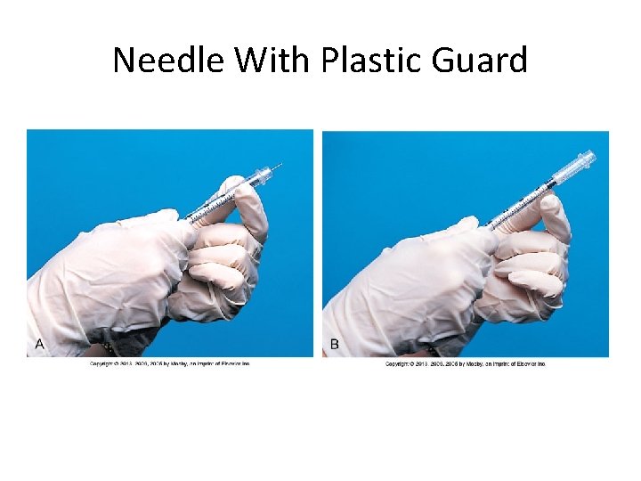 Needle With Plastic Guard 