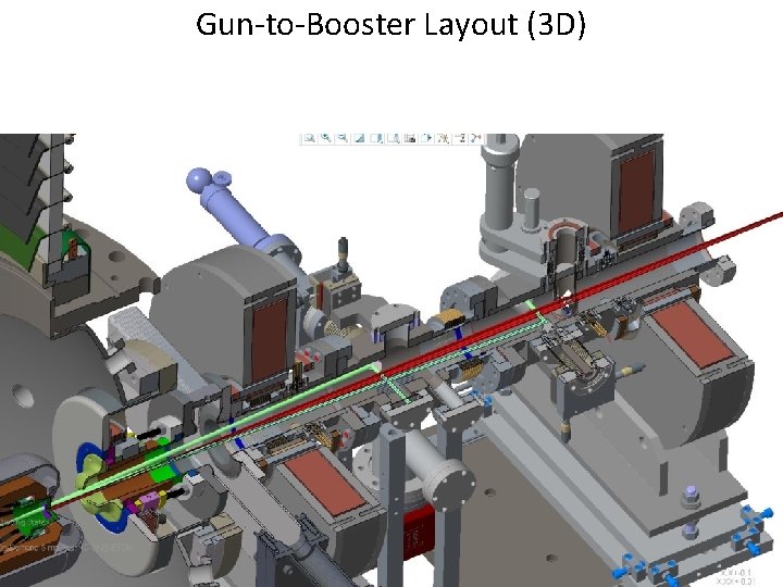 Gun-to-Booster Layout (3 D) 