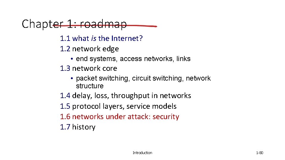 Chapter 1: roadmap 1. 1 what is the Internet? 1. 2 network edge •
