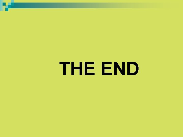 THE END 