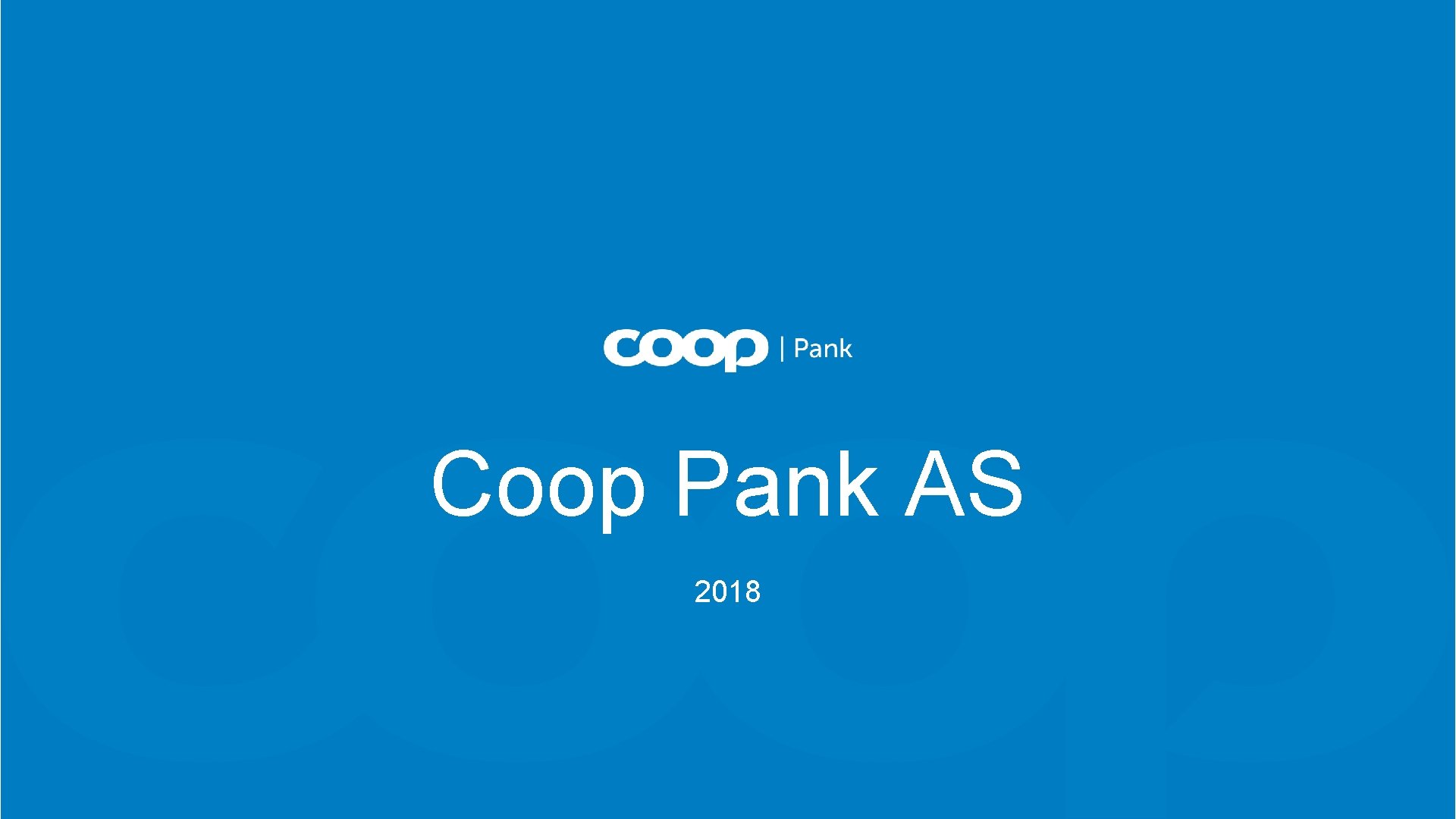 Coop Pank AS 2018 