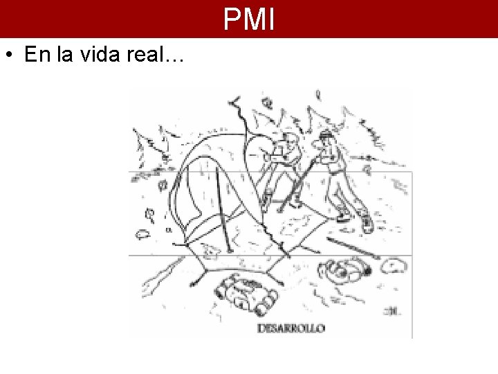 PMI • En la vida real… 