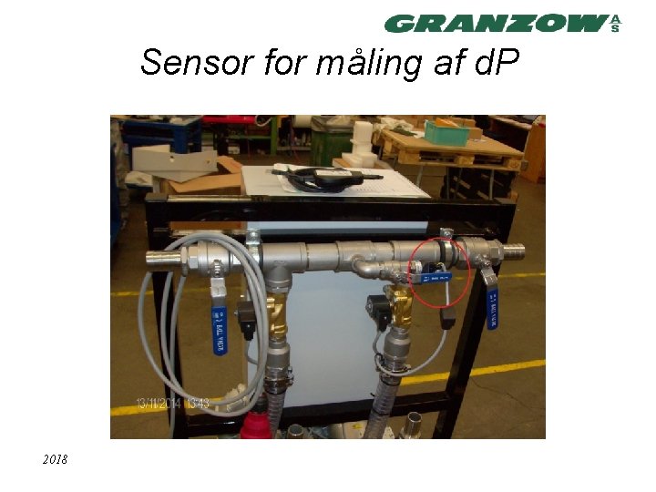 Sensor for måling af d. P 2018 