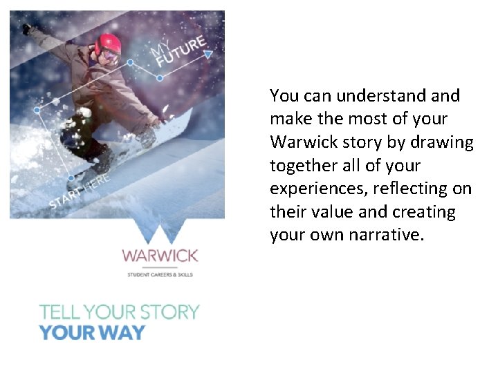 You can understand make the most of your Warwick story by drawing together all