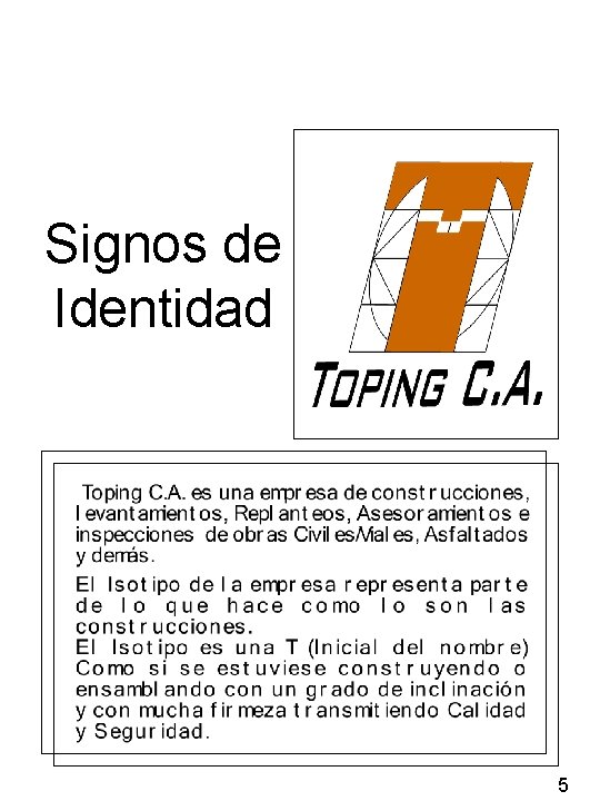 Signos de Identidad 5 