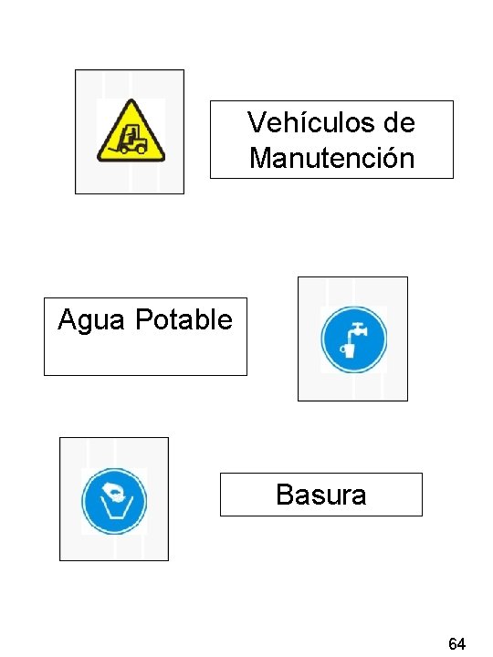 Vehículos de Manutención Agua Potable Basura 64 