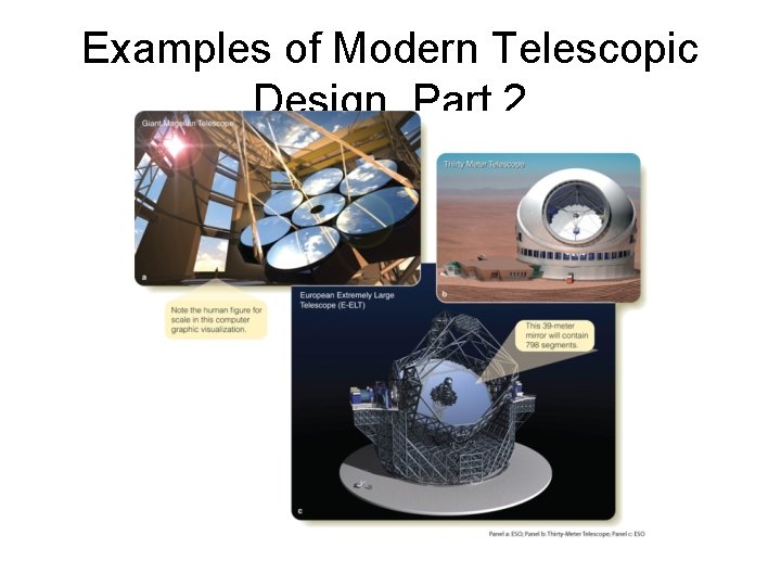 Examples of Modern Telescopic Design, Part 2 
