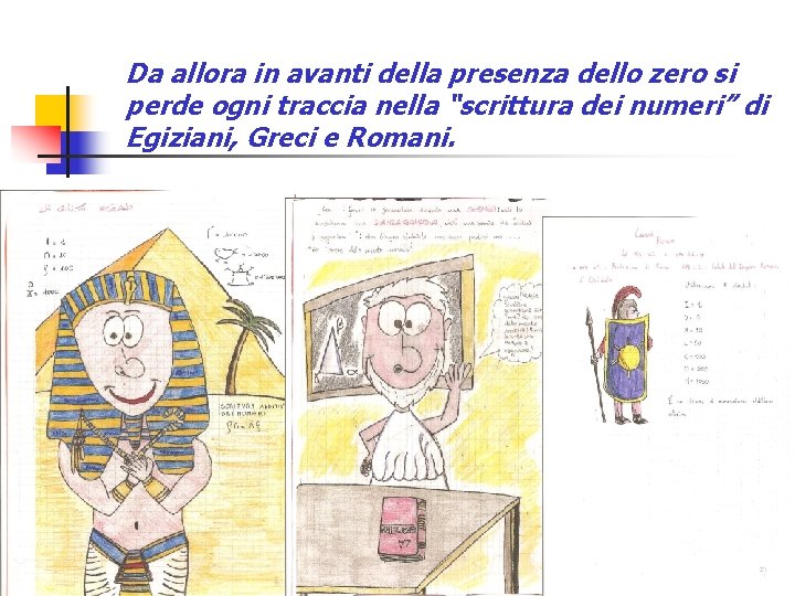 Da allora in avanti della presenza dello zero si perde ogni traccia nella “scrittura